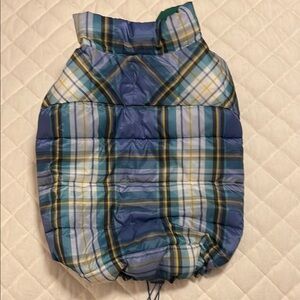 American Beagle Blue and Green Puffer Jacket for Dogs